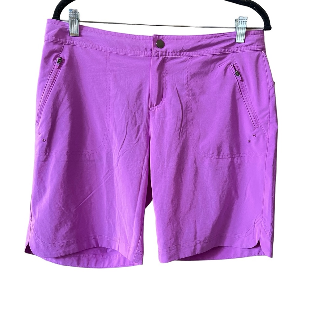 TITLE NINE ROGUE SHORTS 9” ZIP POCKETS UPF 50 HIKING LIGHTWEIGHT QUICK DRY NWT 8